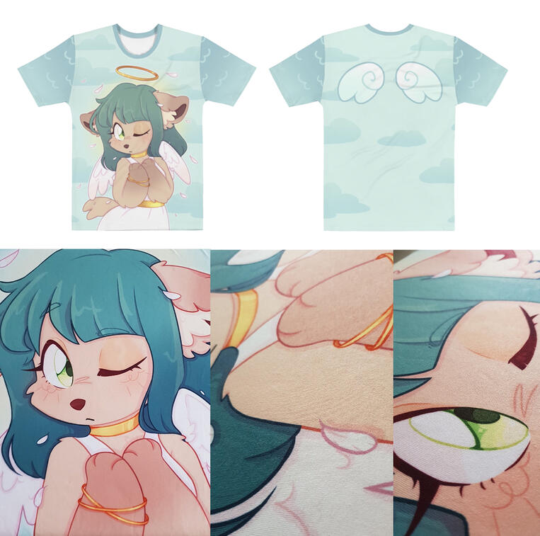 Gestaltung und Druckdatenerstellung für T-Shirts; 2018; Clip Studio Paint & Adobe InDesign