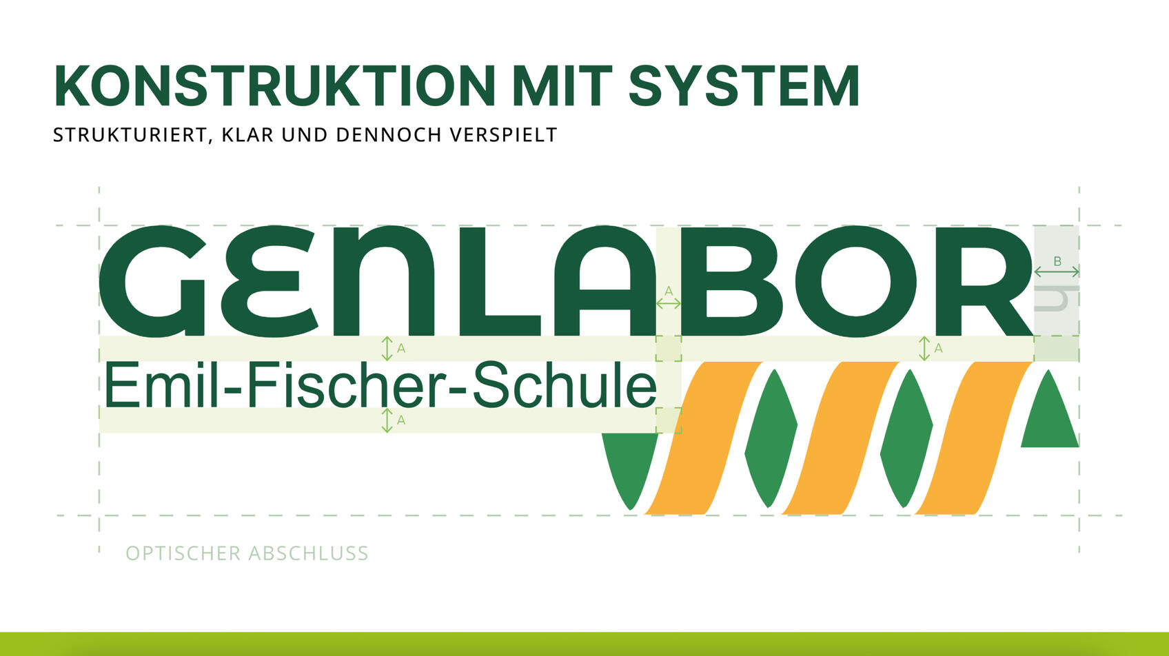 3. Platz Logowettbewerb Genlabor der Emil-Fischer-Schule; 2025; Adobe Illustrator