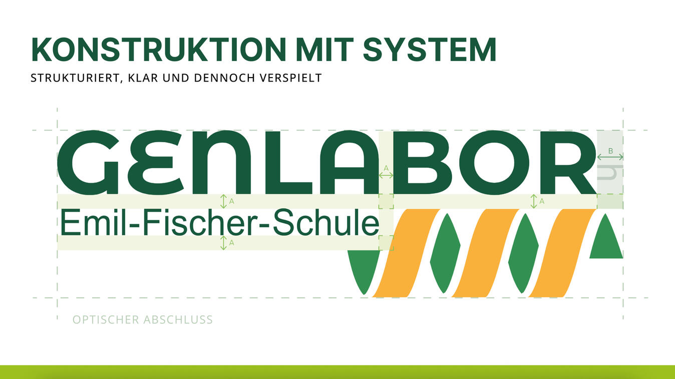3. Platz Logowettbewerb Genlabor der Emil-Fischer-Schule; 2025; Adobe Illustrator